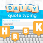 Daily Quote Typing